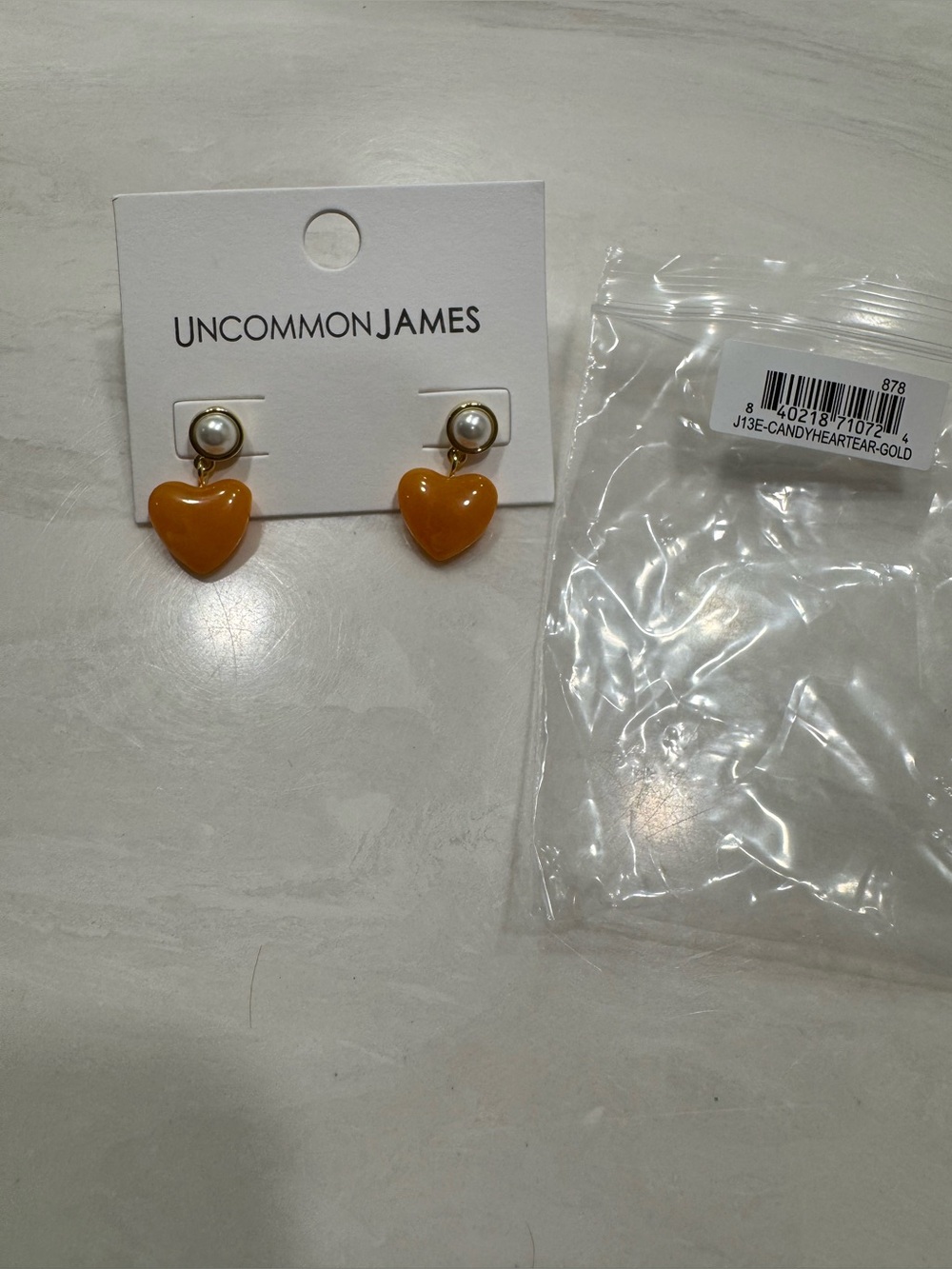 New Uncommon James Orange Heart